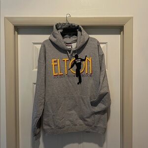 NWOT Heavy duty Gray  Elton John Hoodie